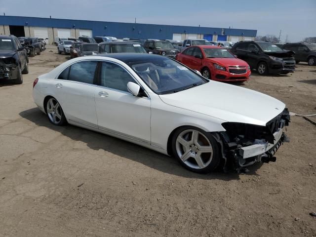 WDDUG8CB5EA012242 - 2014 MERCEDES-BENZ S 550 WHITE photo 4