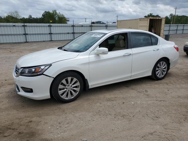 1HGCR2F76EA042369 - 2014 HONDA ACCORD EX WHITE photo 1