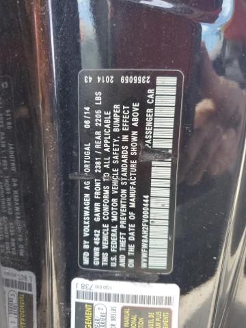 WVWFW8AH2FV000444 - 2015 VOLKSWAGEN EOS LUX BLACK photo 12