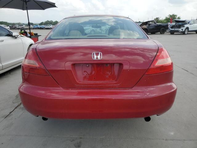 1HGCM81653A020442 - 2003 HONDA ACCORD EX RED photo 6