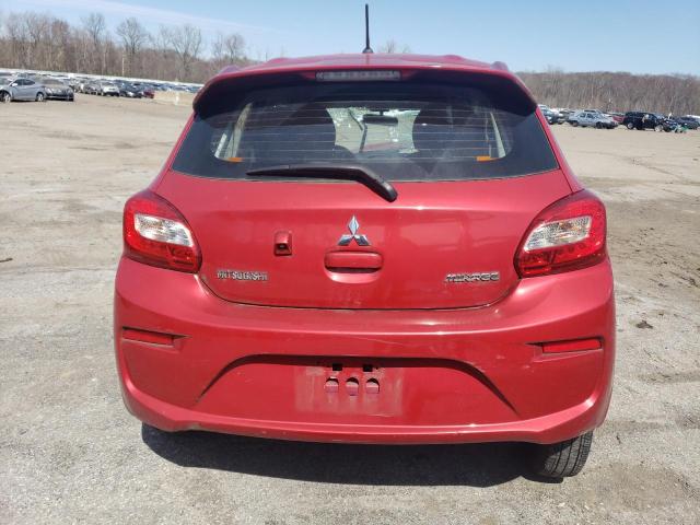 ML32A3HJ5JH005415 - 2018 MITSUBISHI MIRAGE ES RED photo 6