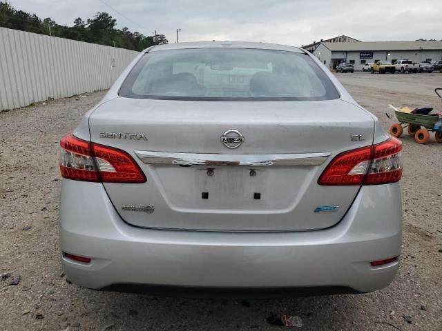 3N1AB7APXEY229790 - 2014 NISSAN SENTRA S SILVER photo 6