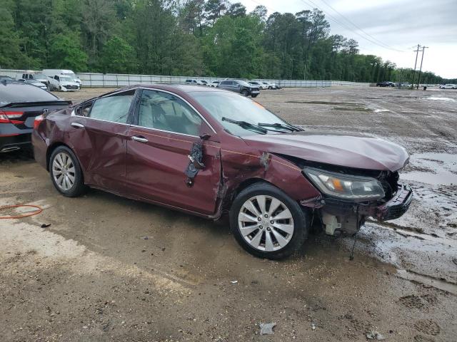 1HGCR3F82DA046917 - 2013 HONDA ACCORD EXL BURGUNDY photo 4