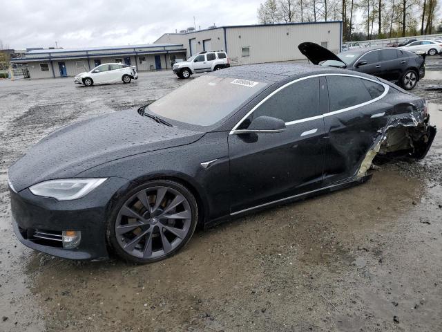 5YJSA1E26JF291161 - 2018 TESLA MODEL S შავი ფოტო 1