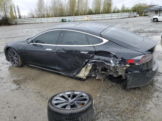 5YJSA1E26JF291161 - 2018 TESLA MODEL S შავი ფოტო 2