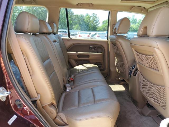 5FNYF28528B005324 - 2008 HONDA PILOT EXL BURGUNDY photo 11