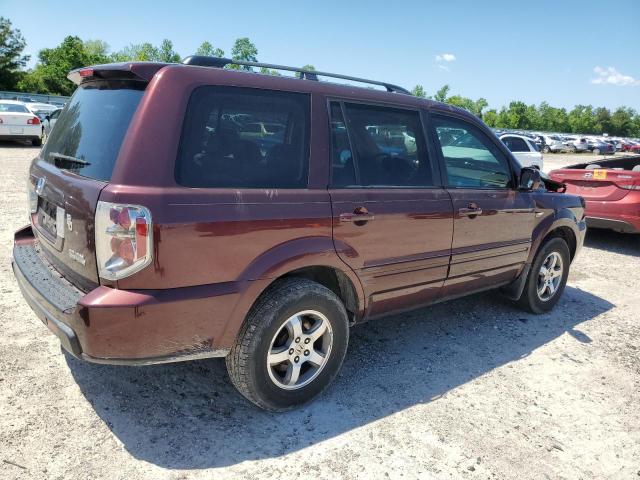 5FNYF28528B005324 - 2008 HONDA PILOT EXL BURGUNDY photo 3