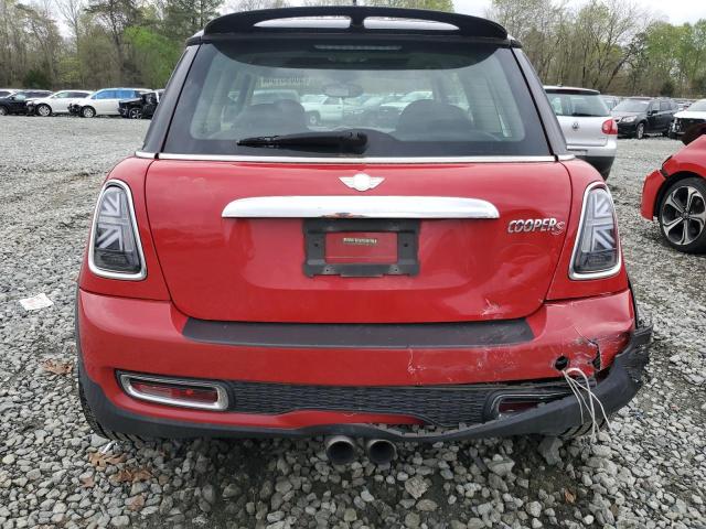 WMWSV3C57BTY11070 - 2011 MINI COOPER S RED photo 6