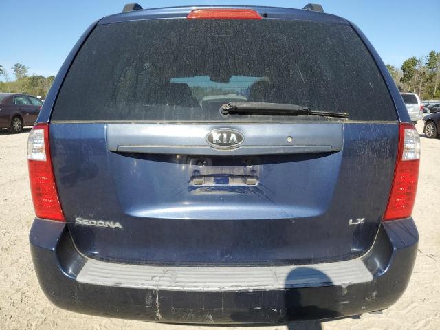 KNDMB233566089521 - 2006 KIA SEDONA EX BLUE photo 6