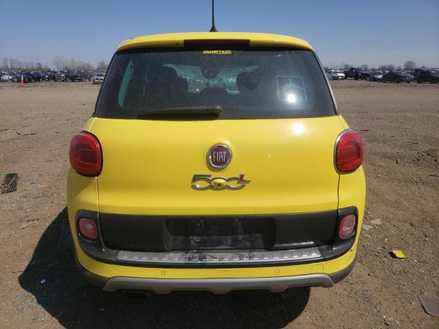 ZFBCFADHXEZ021719 - 2014 FIAT 500L TREKKING YELLOW photo 6