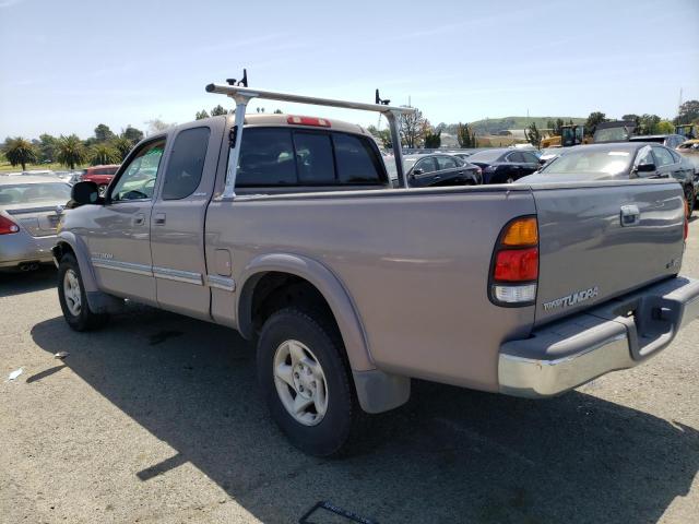 5TBRT38172S228423 - 2002 TOYOTA TUNDRA ACCESS CAB LIMITED TAN photo 2