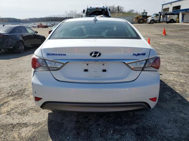 KMHEC4A44BA008147 - 2011 HYUNDAI SONATA HYBRID WHITE photo 6