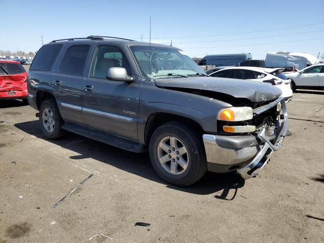 1GKEK13T32J136989 - 2002 GMC YUKON GRAY photo 4