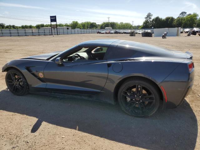 1G1YB2D79K5111662 - 2019 CHEVROLET CORVETTE STINGRAY 1LT CHARCOAL photo 2