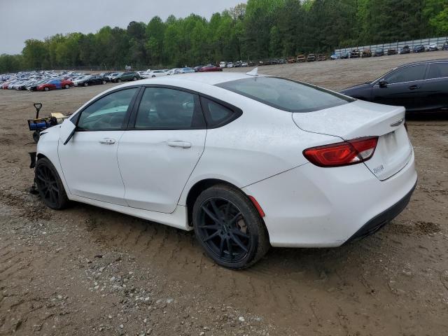 1C3CCCBG7FN524858 - 2015 CHRYSLER 200 S WHITE photo 2