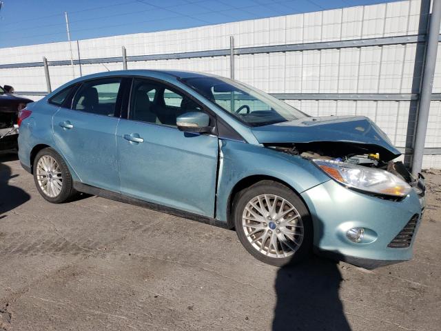 1FAHP3H25CL476842 - 2012 FORD FOCUS SEL TEAL photo 4