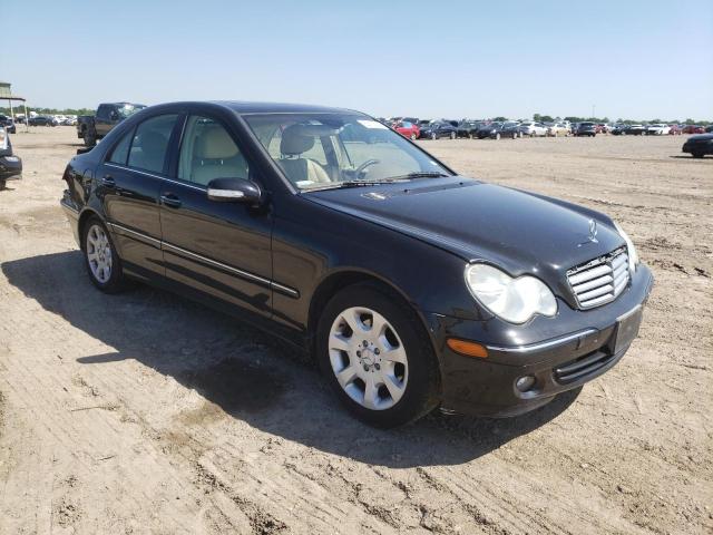 WDBRF54HX6A854384 - 2006 MERCEDES-BENZ C 280 BLACK photo 4