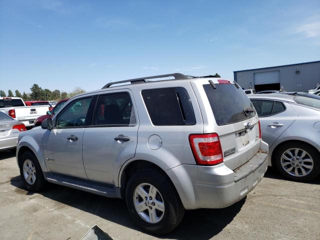 1FMCU49319KA85563 - 2009 FORD ESCAPE HYBRID SILVER photo 2