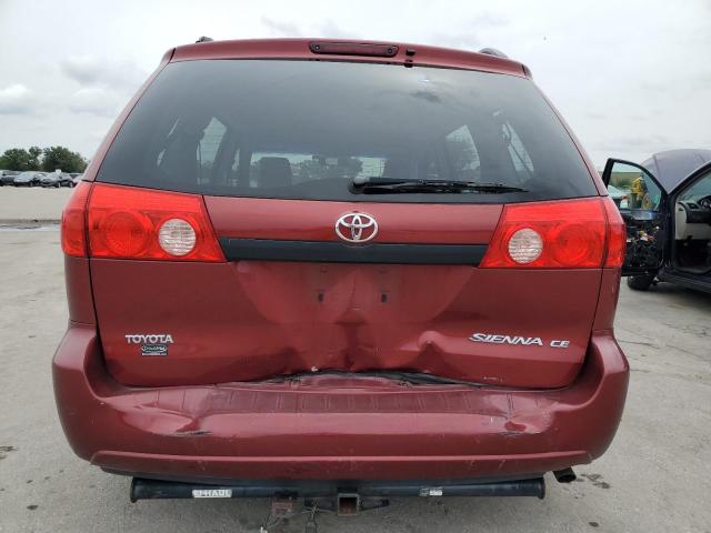 5TDKK4CC0AS322040 - 2010 TOYOTA SIENNA CE RED photo 6