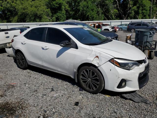 2T1BURHE0FC461960 - 2015 TOYOTA COROLLA L WHITE photo 4