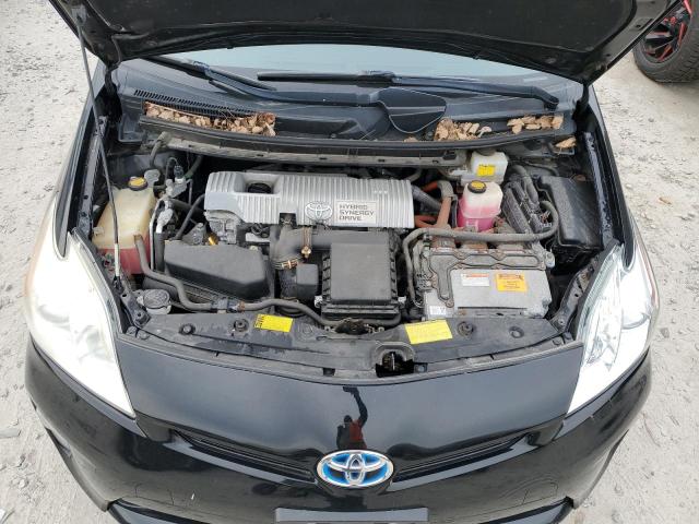 JTDKN3DU3C5536635 - 2012 TOYOTA PRIUS BLACK photo 11