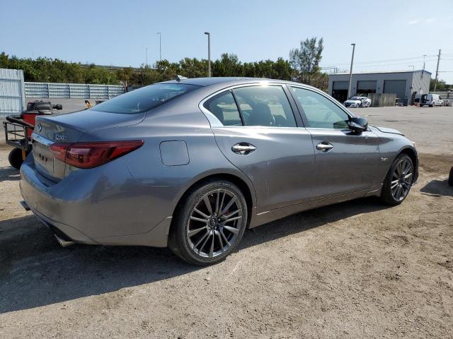 JN1FV7AR2KM800220 - 2019 INFINITI Q50 RED SPORT 400 GRAY photo 3