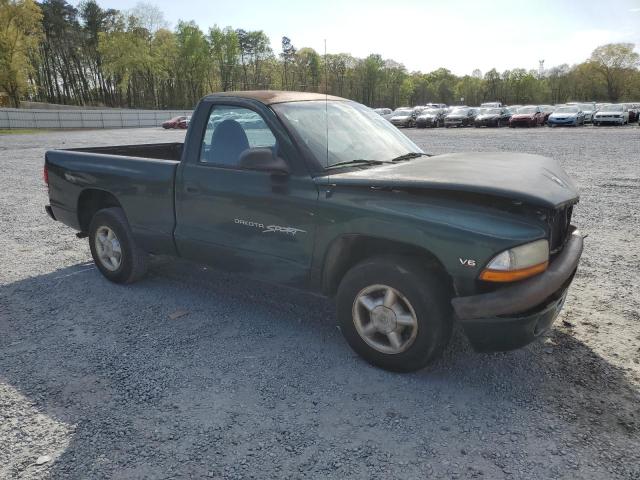 1B7FL26XXXS164839 - 1999 DODGE DAKOTA GREEN photo 4