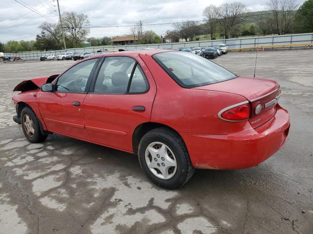 1G1JC52F937232952 - 2003 CHEVROLET CAVALIER RED photo 2