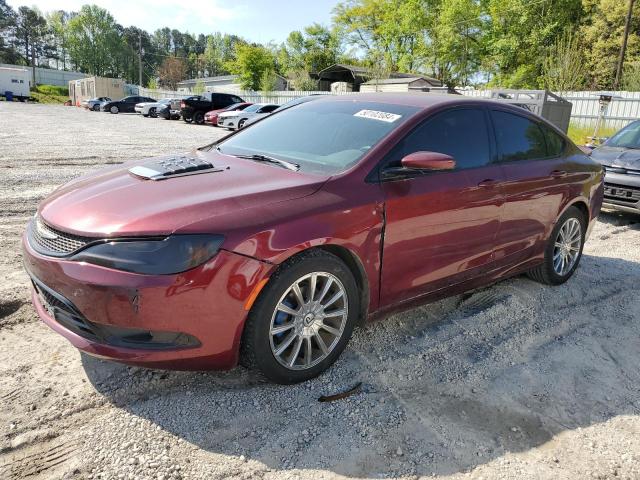 1C3CCCBB2FN680505 - 2015 CHRYSLER 200 S RED photo 1