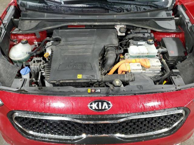 KNDCC3LC4J5154906 - 2018 KIA NIRO EX RED photo 11