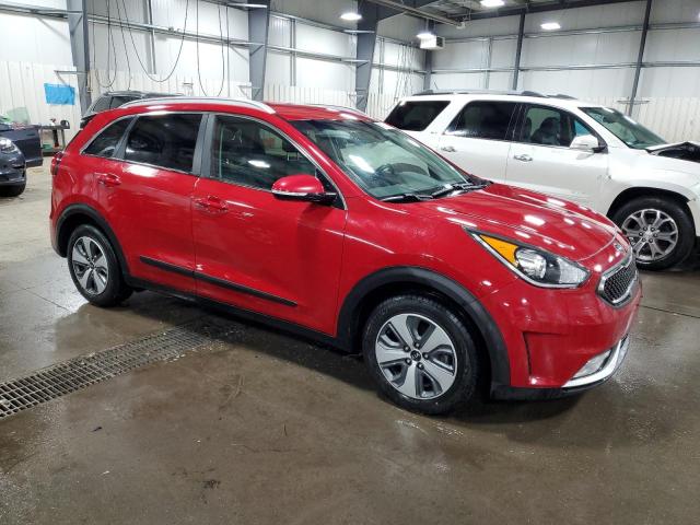 KNDCC3LC4J5154906 - 2018 KIA NIRO EX RED photo 4