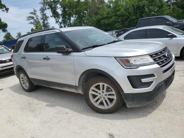 1FM5K7B87HGC75116 - 2017 FORD EXPLORER SILVER photo 4