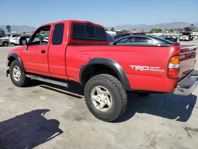5TESN92N64Z327693 - 2004 TOYOTA TACOMA XTRACAB PRERUNNER წითელი ფოტო 2