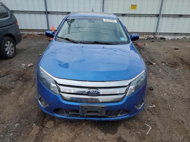 3FAHP0KC7BR295192 - 2011 FORD FUSION SPORT BLUE photo 5