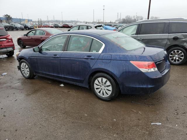 1HGCP26389A145561 - 2009 HONDA ACCORD LX BLUE photo 2