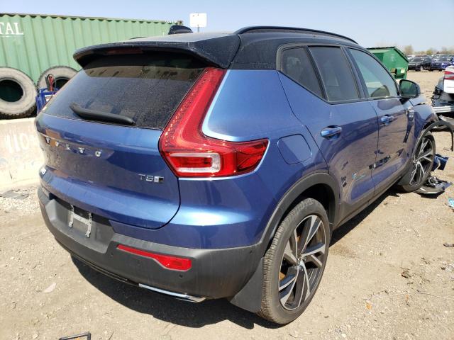 YV4162UM4K2120223 - 2019 VOLVO XC40 T5 R-DESIGN BLUE photo 3