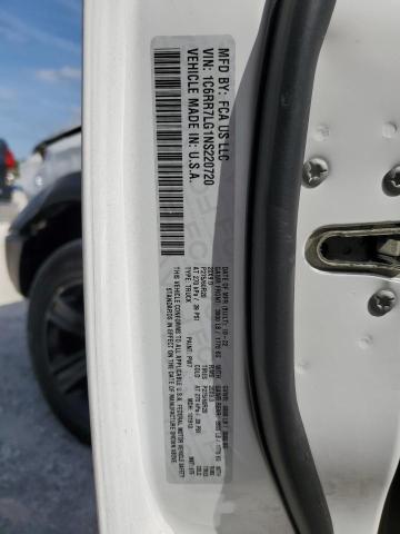 1C6RR7LG1NS220720 - 2022 RAM 1500 CLASS SLT თეთრი ფოტო 13