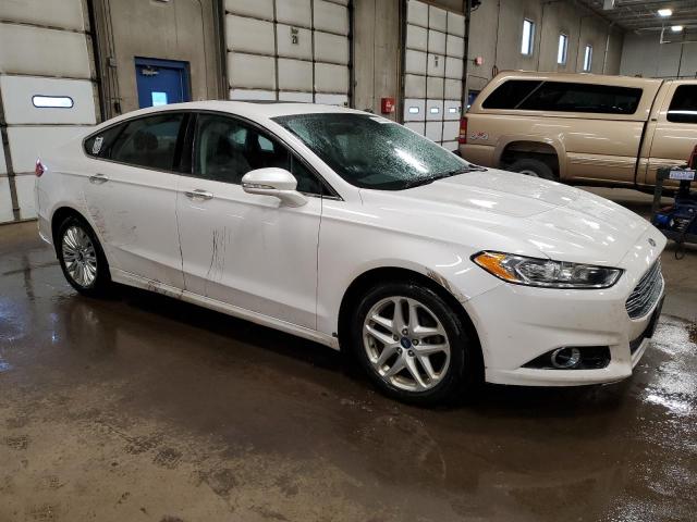 3FA6P0LU2ER121856 - 2014 FORD FUSION SE HYBRID WHITE photo 4