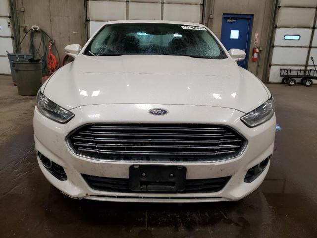 3FA6P0LU2ER121856 - 2014 FORD FUSION SE HYBRID WHITE photo 5