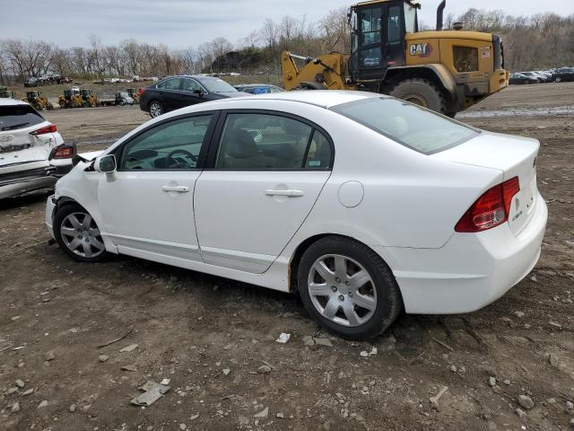 2HGFA165X7H501209 - 2007 HONDA CIVIC LX WHITE photo 2