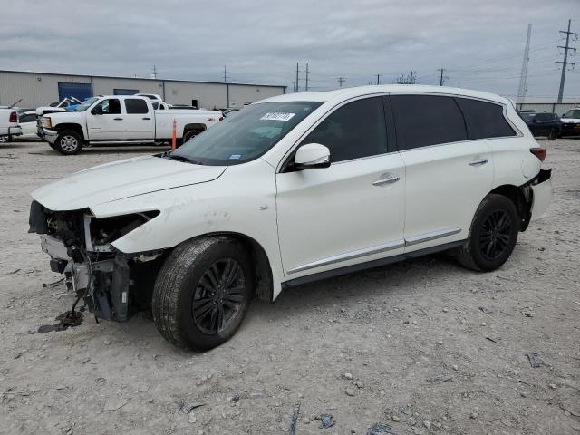 5N1DL0MN1LC516445 - 2020 INFINITI QX60 LUXE WHITE photo 1