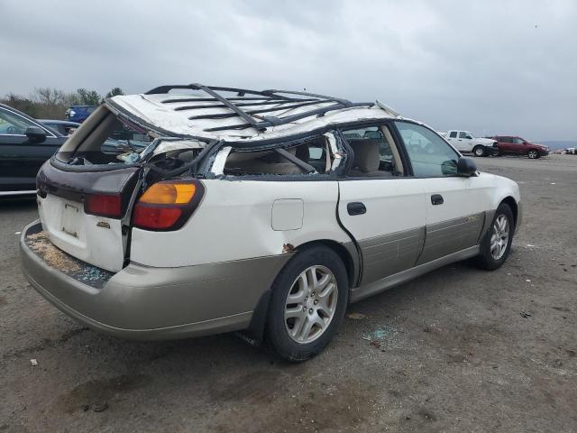 4S3BH665217675011 - 2001 SUBARU LEGACY OUTBACK WHITE photo 3