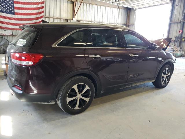 5XYPH4A53GG046290 - 2016 KIA SORENTO EX MAROON photo 3