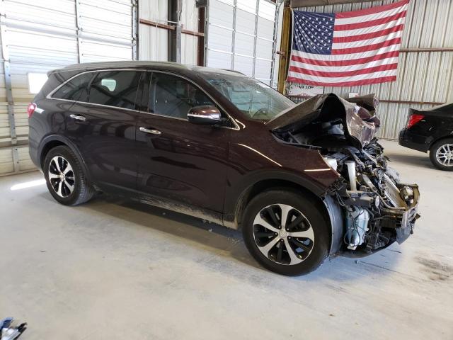 5XYPH4A53GG046290 - 2016 KIA SORENTO EX MAROON photo 4