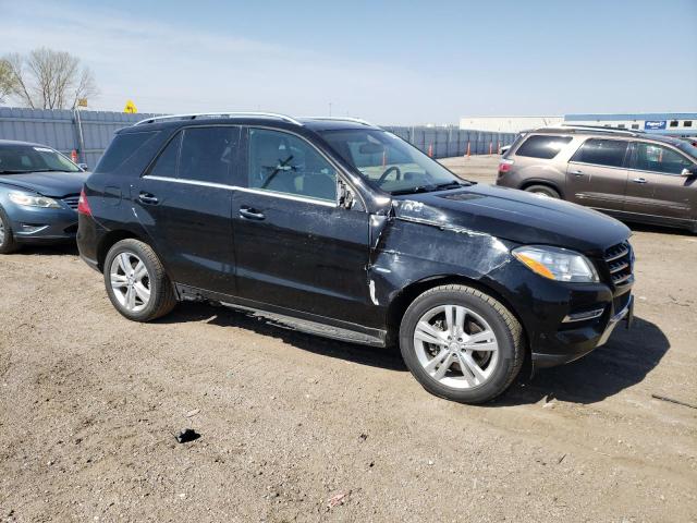4JGDA5HB1CA038770 - 2012 MERCEDES-BENZ ML 350 4MATIC BLACK photo 4
