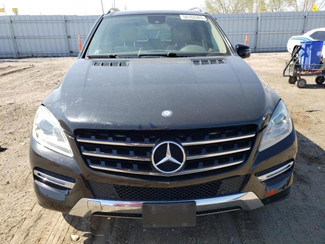 4JGDA5HB1CA038770 - 2012 MERCEDES-BENZ ML 350 4MATIC BLACK photo 5