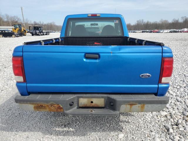 1FTYR14V6YTA19182 - 2000 FORD RANGER SUPER CAB BLUE photo 6