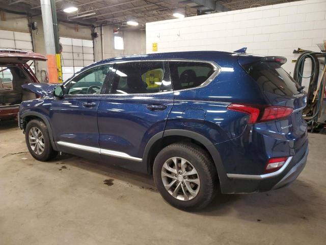 5NMS33AD7LH163185 - 2020 HYUNDAI SANTA FE SEL BLUE photo 2