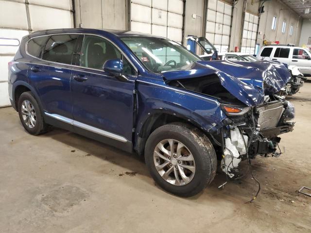 5NMS33AD7LH163185 - 2020 HYUNDAI SANTA FE SEL BLUE photo 4