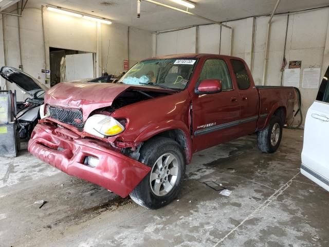 5TBBT44121S183791 - 2001 TOYOTA TUNDRA ACCESS CAB RED photo 1